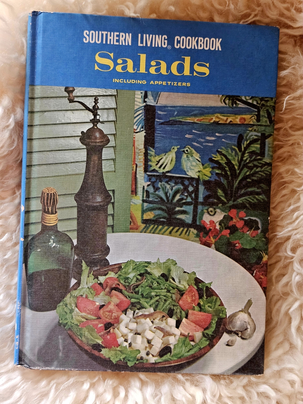 Vintage 1960s Midcentury Southern Living Salads Hardback Cookbook SALADS